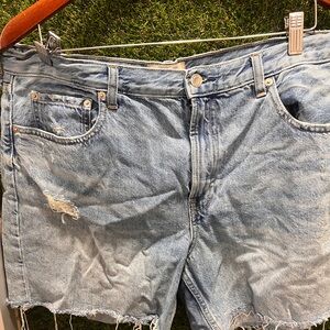 Everlane Light Blue Denim Shorts